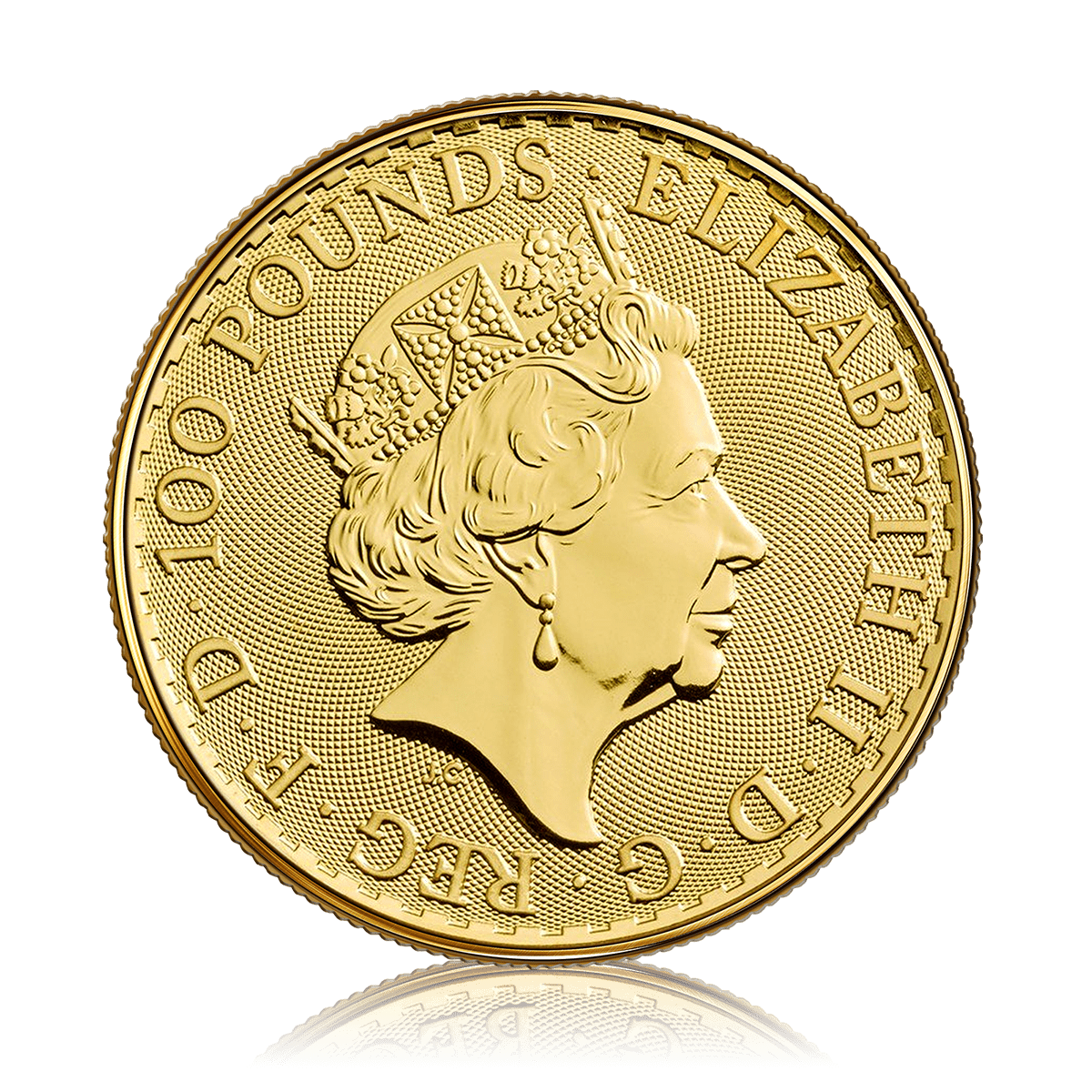 1 Oz Queen's Beast Falcon Of The Plantagenets Gold Coin 4